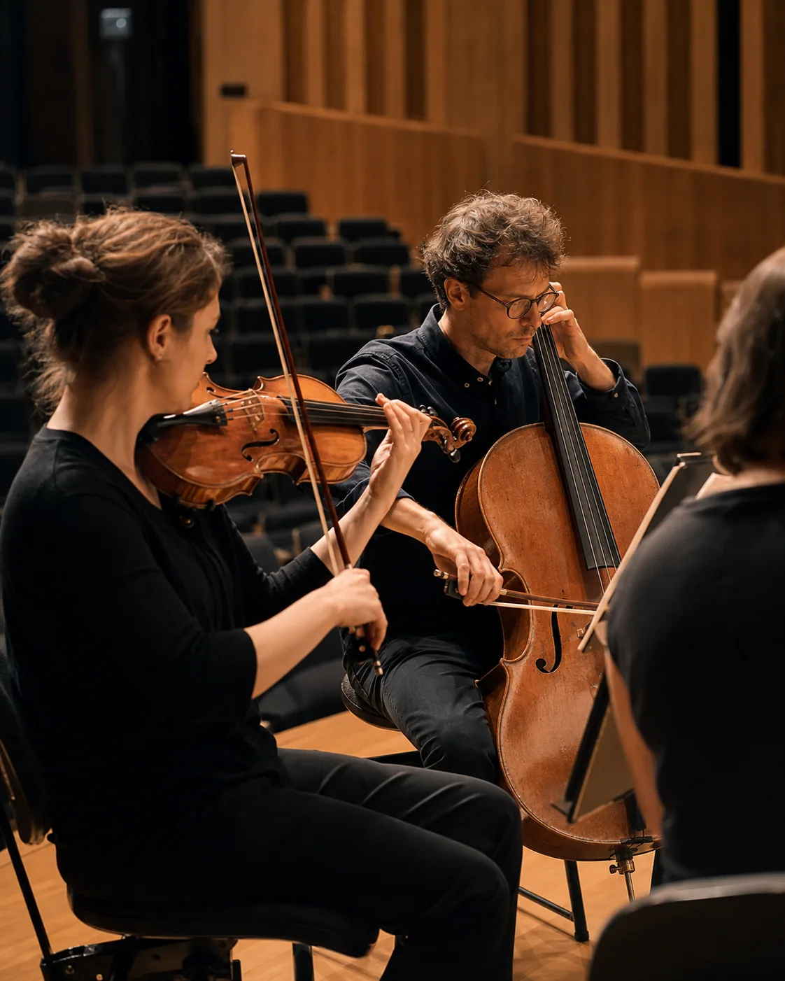 Luisteren tussen de repetities